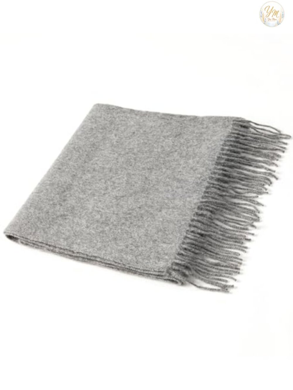 100% Cashmere Fringed Scarf - Ultra Soft Shawl Wrap for Women & Men Classic